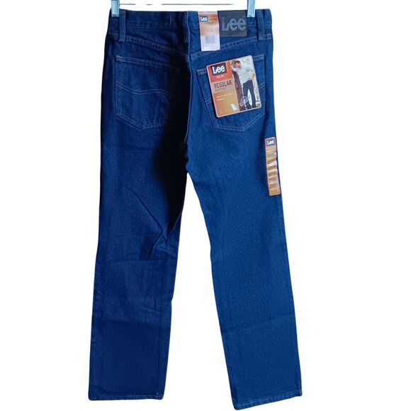 Vintage Mens Bootcut Jeans 29x32 NWT LEE REGULAR PEPPER PREWASH DENIM Y2K USA - Picture 2 of 5